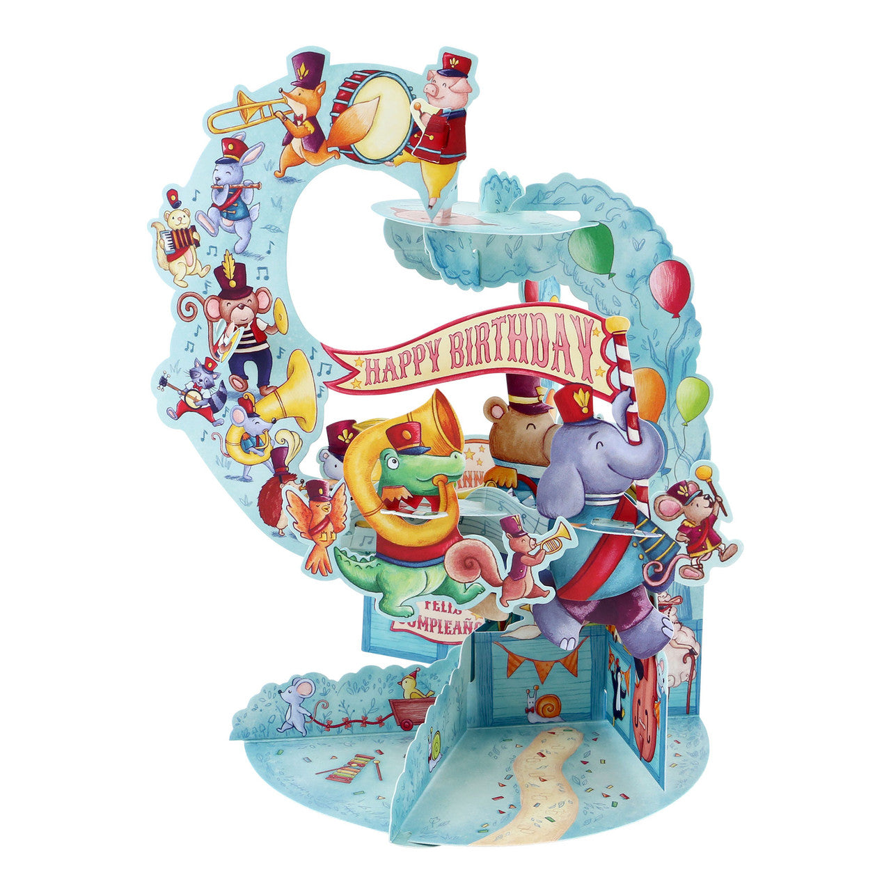 Pendulum Card - Animal Marching Band