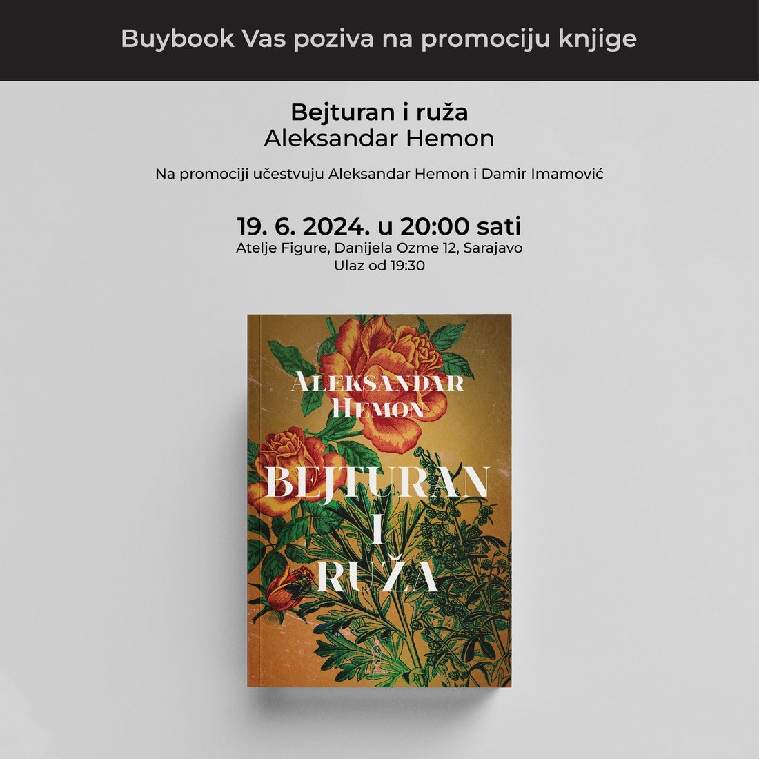 Promocija knjige "Bejturan i ruža" Aleksandra Hemona