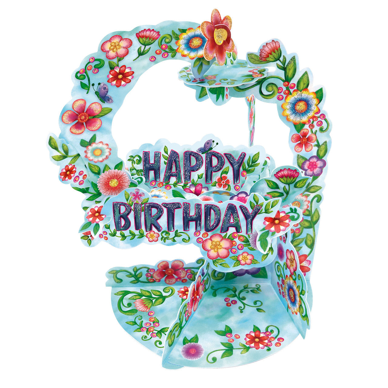Pendulum Cards - Happy Birthday - Floral