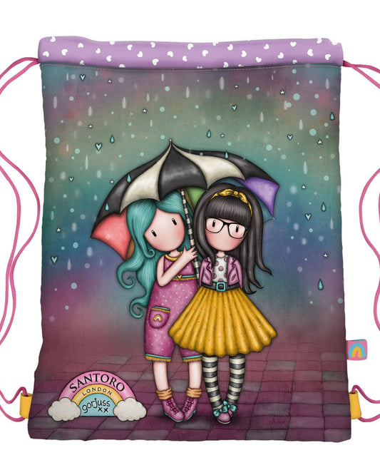 Gorjuss - Drawstring Bag - Be Kind To Each Other