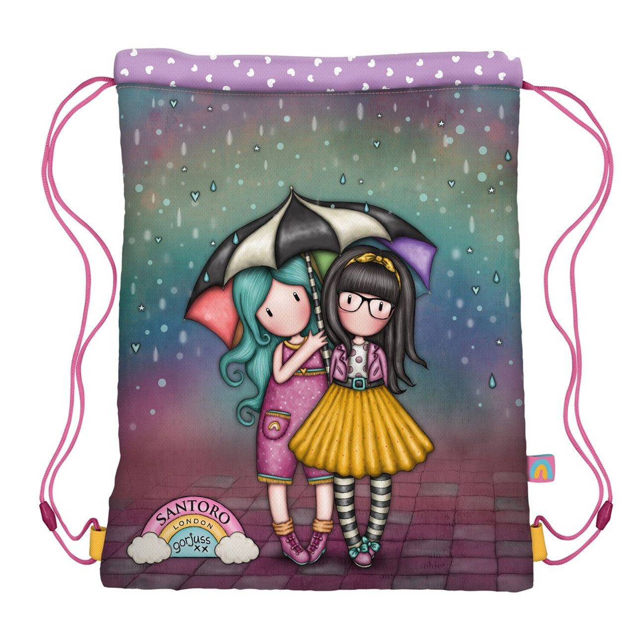 Gorjuss - Drawstring Bag - Be Kind To Each Other