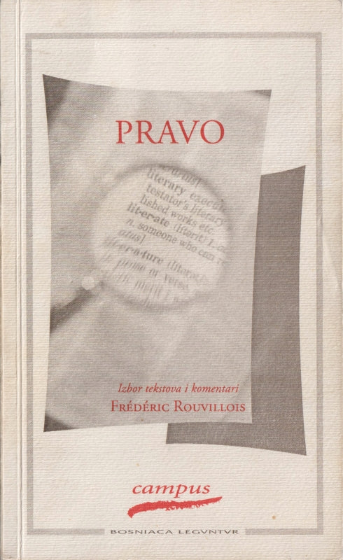 Pravo: uvod, izbor tekstova, komentari, podsjetnik